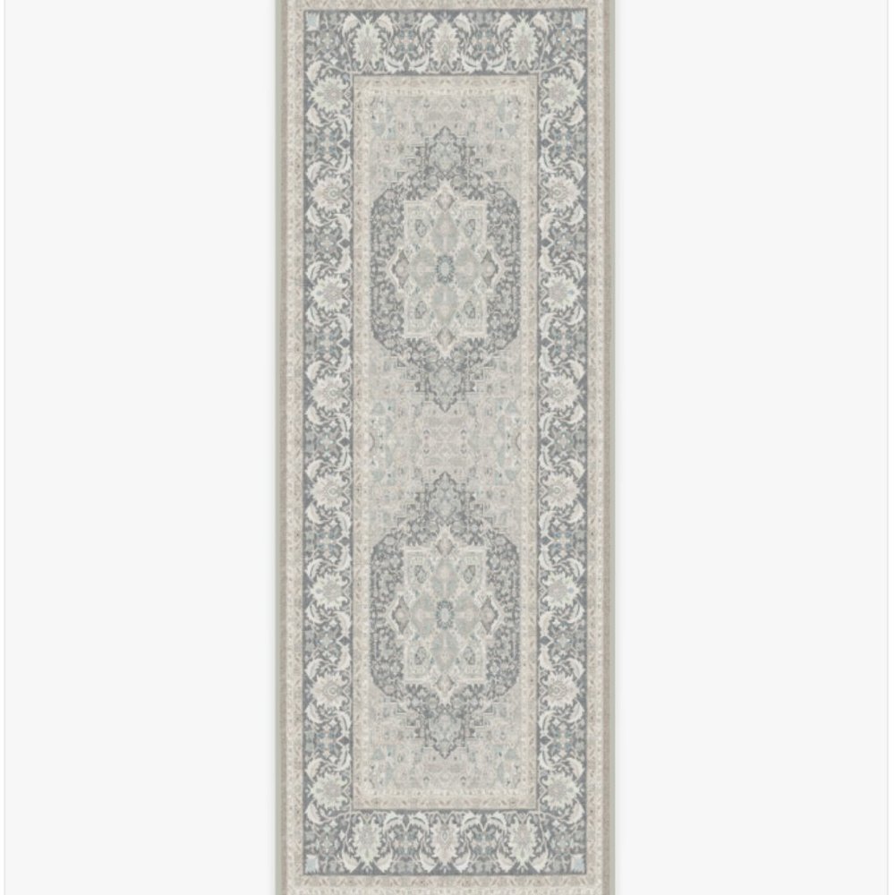 Ruggable Hendesi Heriz Abalone Rug Runner (2.5x7) -- Rug only (no pad)